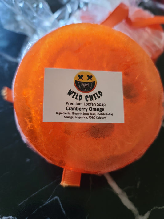 Cranberry Orange Loofah Soap
