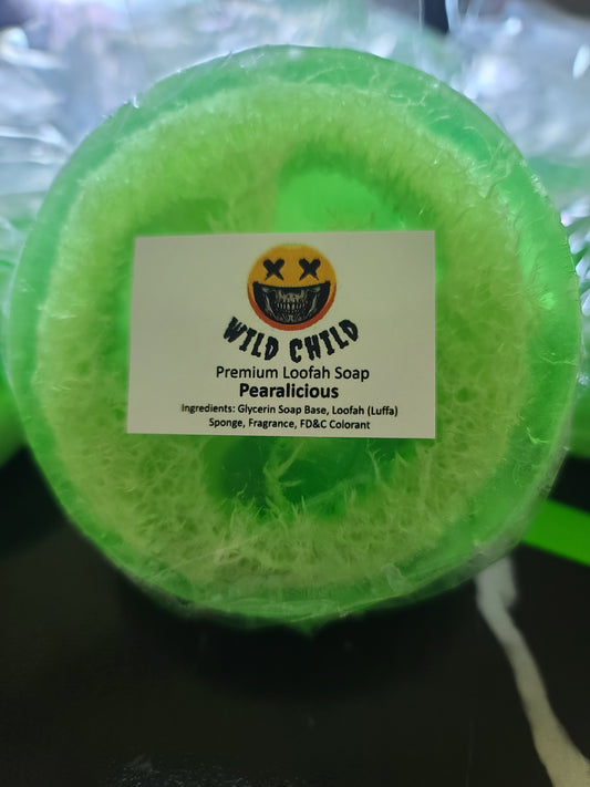 Pearalicious Loofah Soap