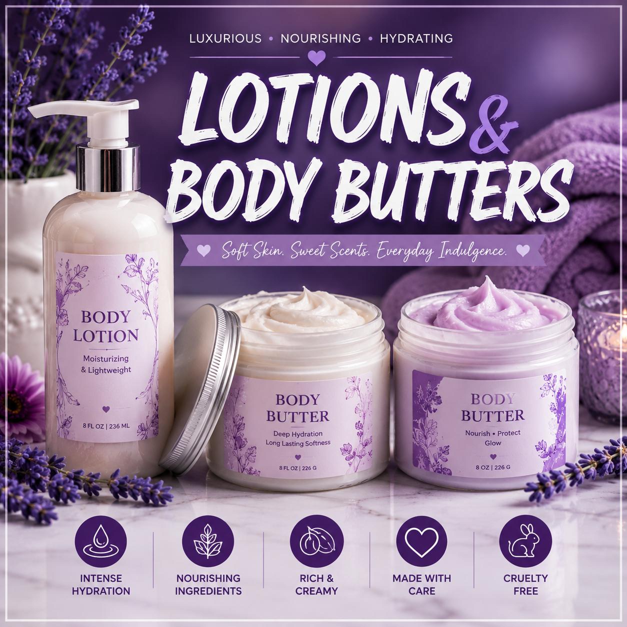 Lotions and Body Butters