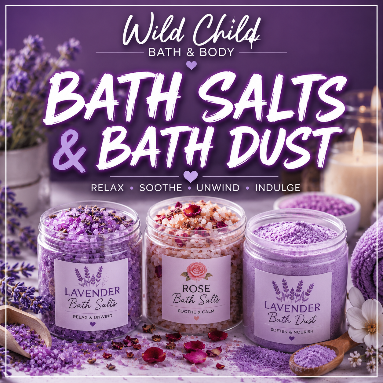 Bath Salts & Bath Dust