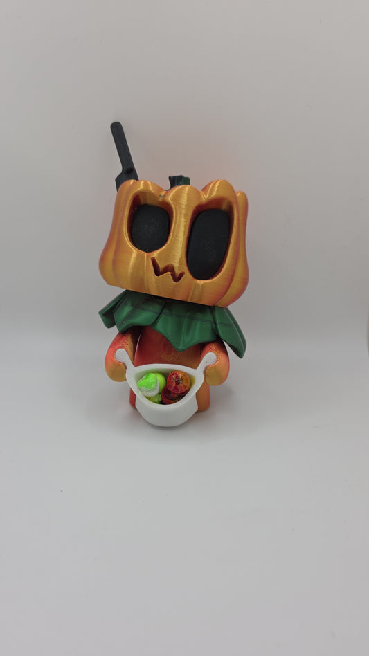 Trick or treat jack-o'-lantern man