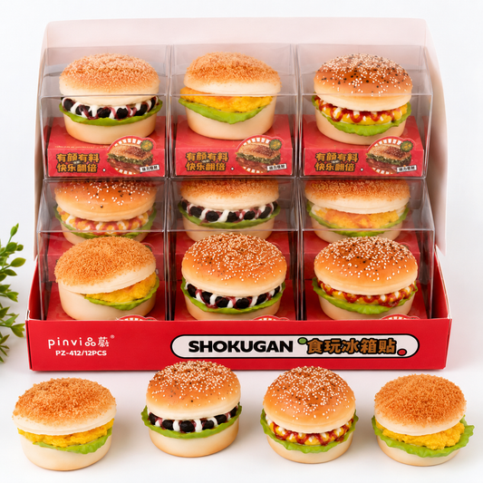 Burger Magnet Squishies